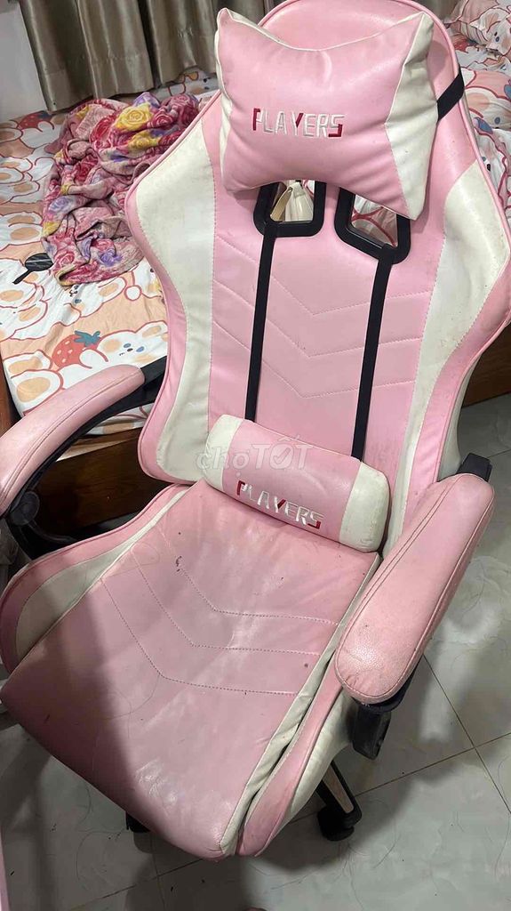 Combo Bàn Ghế gaming Players Da Hồng. Mua bán Bàn ghế tại Quận Gò Vấp Tp Hồ Chí Minh được đăng bởi Thanh Thanh  hình 1