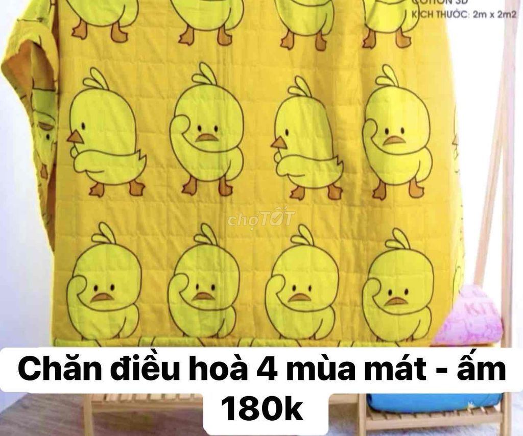 Chăn điều hòa Cotton 3D Vàng. Mua bán Giường, chăn ga gối nệm tại Quận Bắc Từ Liêm Hà Nội được đăng bởi Chiến hình 1