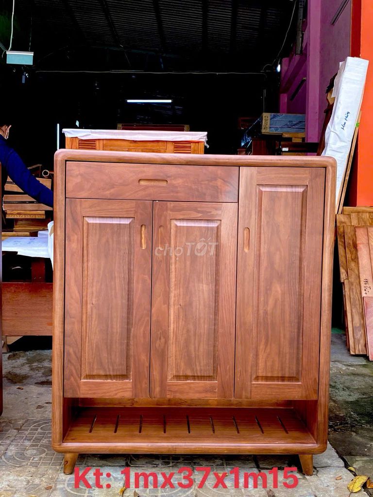 tủ giày dép. Mua bán Tủ, kệ gia đình tại Quận Liên Chiểu Đà Nẵng được đăng bởi Salon gỗ Hoa Hùng hình 1