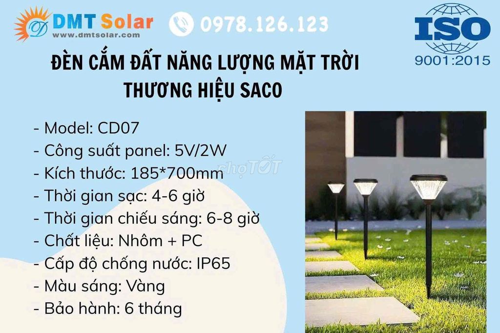 Trụ sân, cắm đất NLMT. Mua bán Đèn tại Quận 12 Tp Hồ Chí Minh được đăng bởi Mậu ĐẶNG hình 1