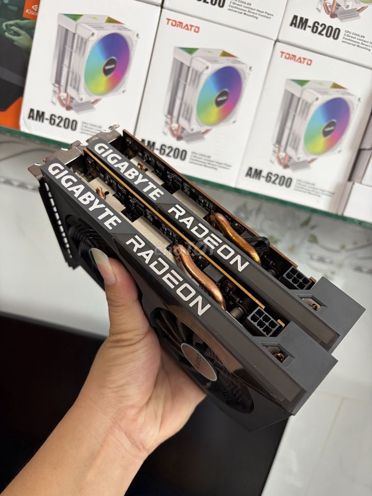 Card đồ họa Gigabyte Radeon Eagle Đen. Mua bán Linh kiện (RAM, Card...) tại Huyện Xuyên Mộc Bà Rịa - Vũng Tàu được đăng bởi Nguyễn hữu thắng  hình 1