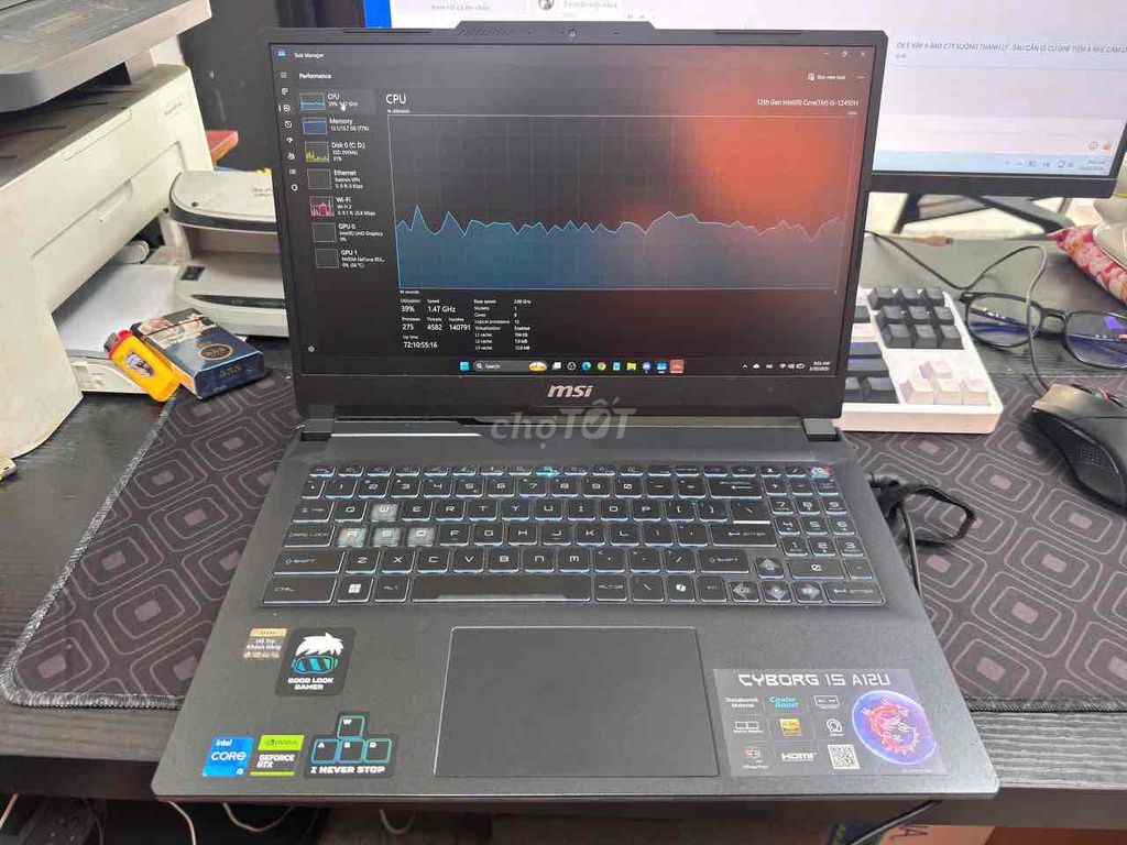 MSI Cyborg 15 A12U i5-12450H 16GB/512GB. Mua bán Laptop tại Thành phố Thủ Đức Tp Hồ Chí Minh được đăng bởi Trần Nguyễn Thành Phẫm hình 1