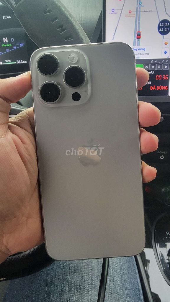 iPhone 15 Pro Max 256GB Bạc Lock. Mua bán Điện thoại tại Thành phố Mỹ Tho Tiền Giang được đăng bởi Tâm Thiện Phát hình 1