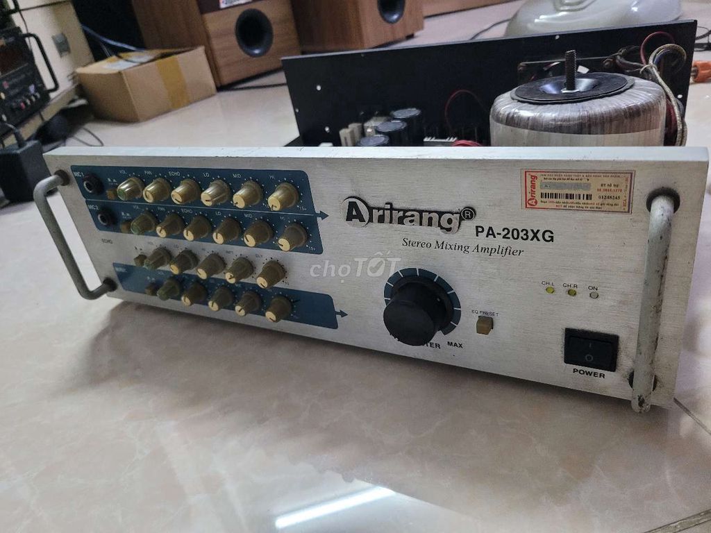 Rã xác Ampli Arirang PA-203XG Bạc. Mua bán Tivi, Âm thanh tại undefined undefined được đăng bởi Nguyen Duc Tuan hình 1