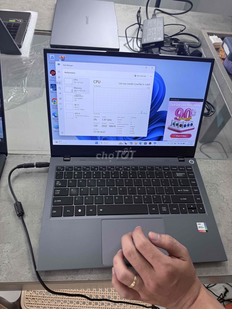 Laptop  i5-gen12 Ram 16GB/512GB pin 3-4h vỏ nhom. Mua bán Laptop tại Quận Ninh Kiều Cần Thơ được đăng bởi Nguyễn Anh Tuấn hình 1