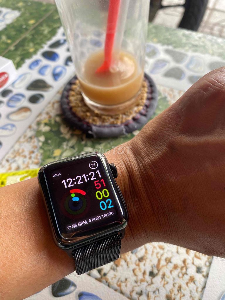 Apple Watch Series 3 Nhôm Đen. Mua bán Thiết bị đeo thông minh tại Thành phố Vĩnh Long Vĩnh Long được đăng bởi Liverpool Jesse hình 1