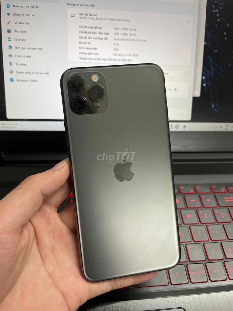 Apple iPhone 11 Pro Max 64GB Xám. Mua bán Điện thoại tại Quận Đống Đa Hà Nội được đăng bởi HQ Computer hình 1