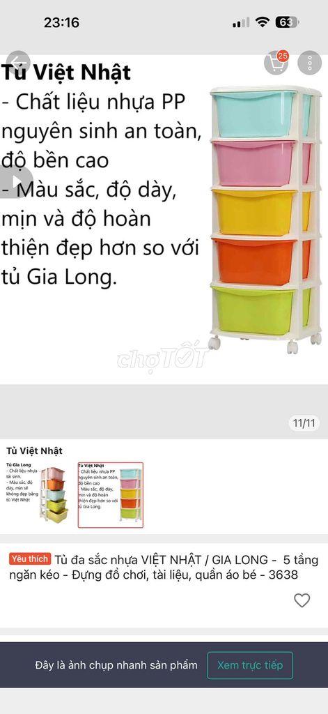 Tủ nhựa Việt Nhật 5 tầng. Mua bán Tủ, kệ gia đình tại Thành phố Thủ Đức Tp Hồ Chí Minh được đăng bởi Minh Trang hình 1