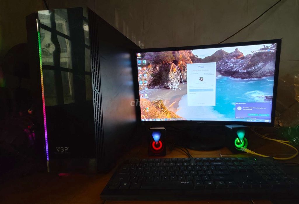 Bộ pc văn phòng chơi game lol fifa