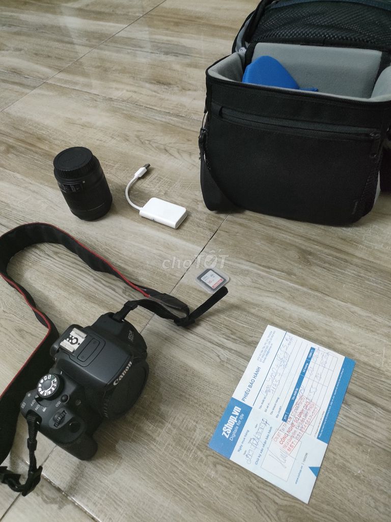 Canon EOS 700D+Kit 18-55+Sạc+Thẻ nhớ 16gb+pin+Túi