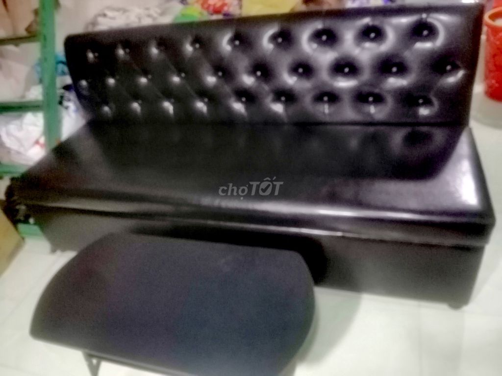 BỘ BÀN GHẾ SOFA DA BÓNG & BÀN TRÀ THANH LÝ.