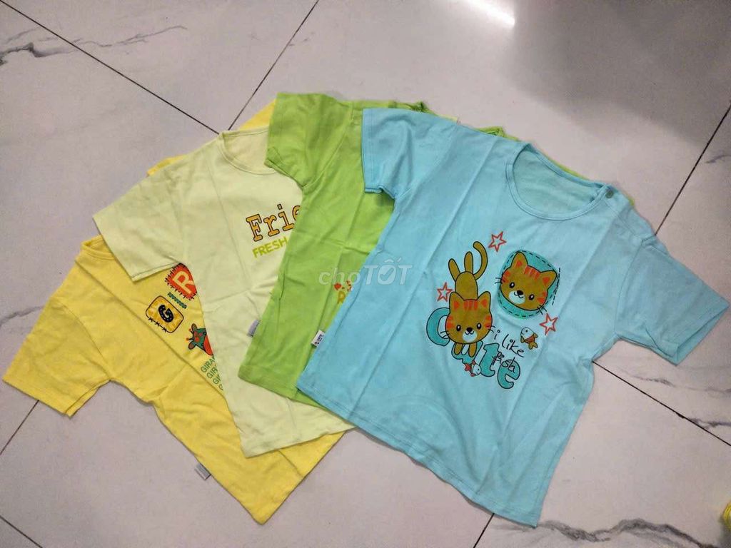 Áo thun trẻ em THT BABY Cotton giá 4k. Mua bán Mẹ và bé tại Quận 7 Tp Hồ Chí Minh được đăng bởi Phuong hình 1
