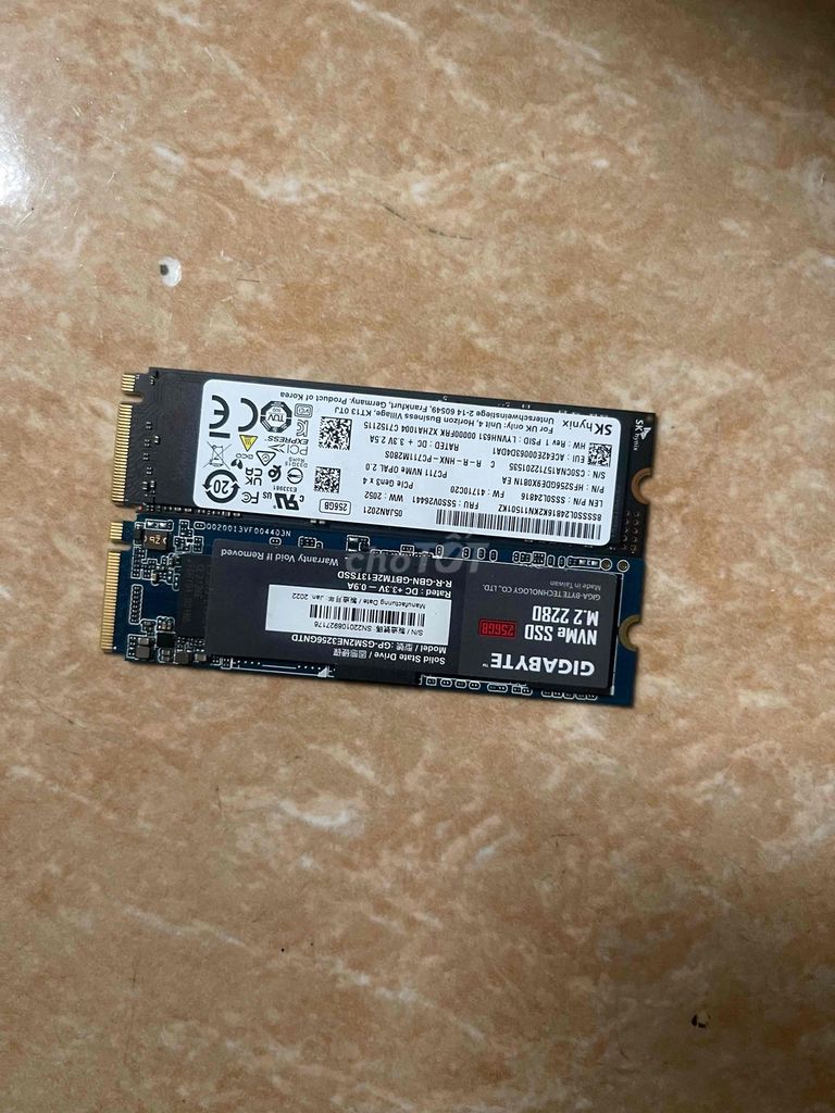 SSD NVMe 256GB Đã qua sử dụng. Mua bán Linh kiện (RAM, Card...) tại Quận Cầu Giấy Hà Nội được đăng bởi Hht hình 1
