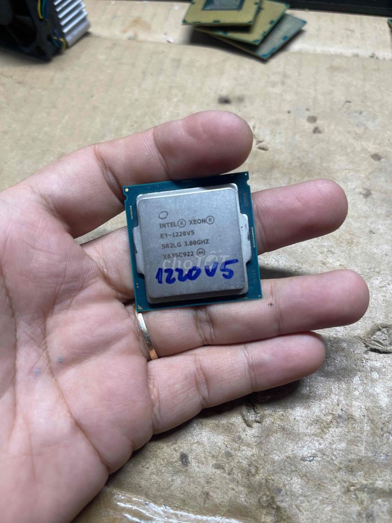 CPU Intel Xeon E3-1220V5 3.00GHz Socket 1151. Mua bán Linh kiện (RAM, Card...) tại Quận Cái Răng Cần Thơ được đăng bởi Bán lẻ hình 1