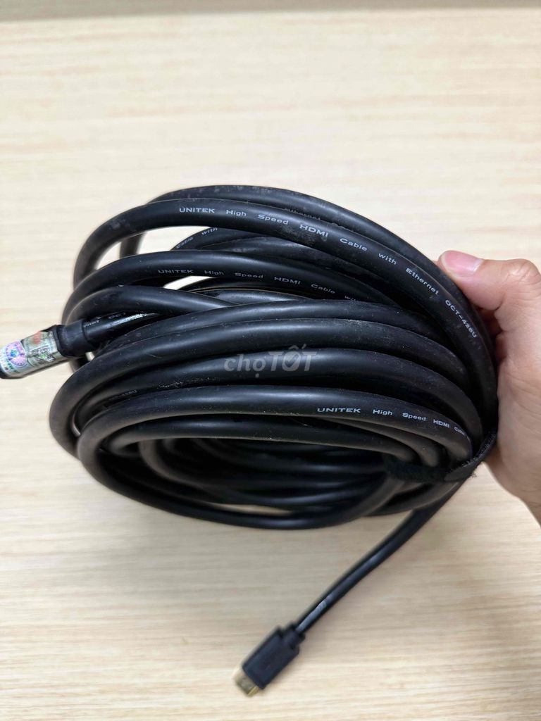 Dây HDMI Unitex Đen 10m. Mua bán Phụ kiện (Màn hình, Chuột...) tại Quận Phú Nhuận Tp Hồ Chí Minh được đăng bởi Hoang Oanh hình 1