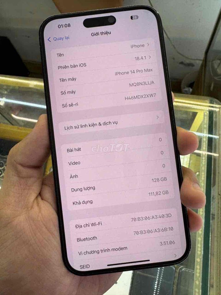 Apple iPhone 14 Pro Max 128GB Đen Mỹ Like New. Mua bán Điện thoại tại Quận Lê Chân Hải Phòng được đăng bởi Phuong hình 1