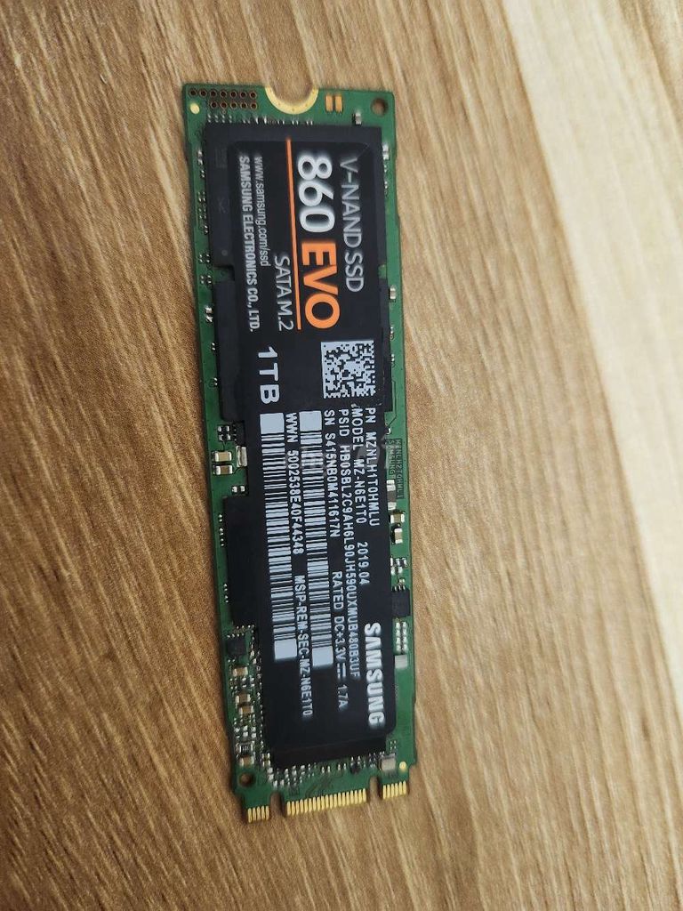 Ổ cứng SSD Samsung 860 EVO 1TB SATA. Mua bán Linh kiện (RAM, Card...) tại Quận Hoàng Mai Hà Nội được đăng bởi ngọc đồng hình 1