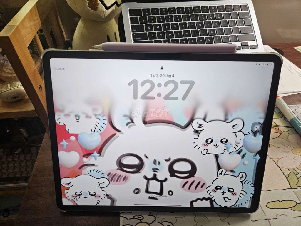iPad Air 6 13 in 128gb + pen pro và 1 nồi phụ kiện. Mua bán Máy tính bảng tại Thành phố Dĩ An Bình Dương được đăng bởi Quang Đạo hình 1