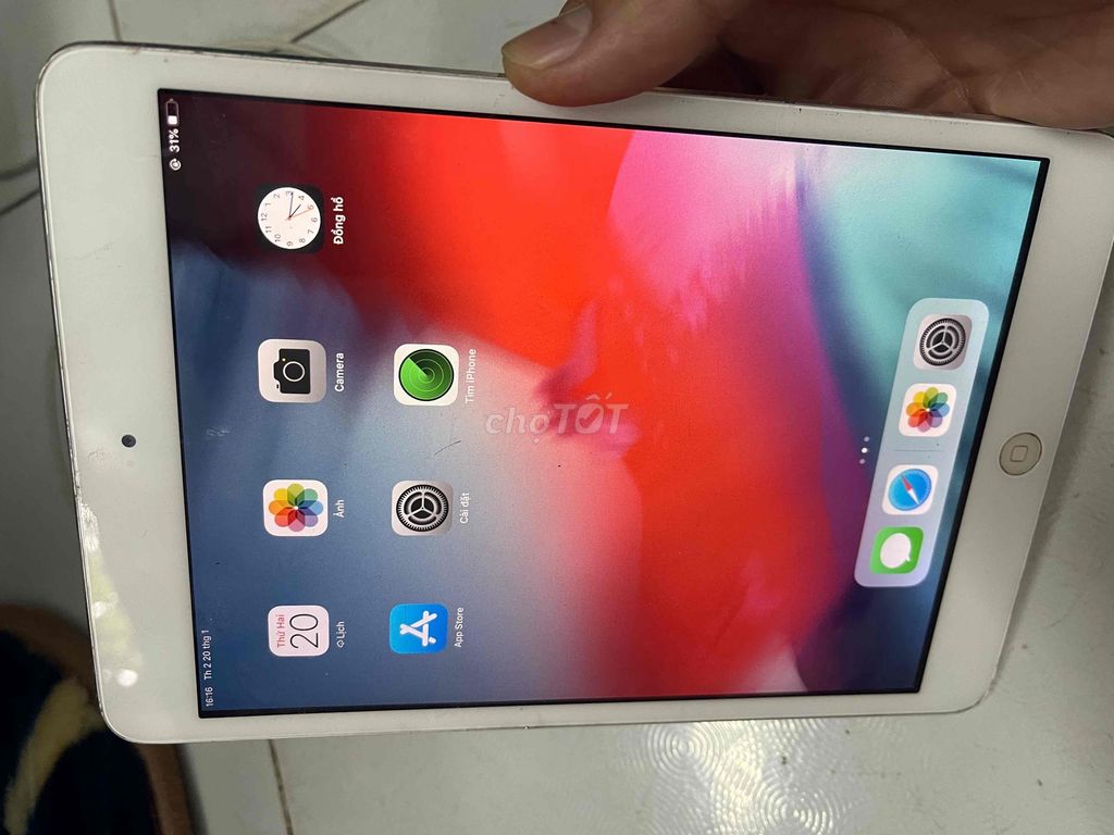 IPAD Mini 2 16G Wifi iCloud ẩn Ae mua xài ko rsset