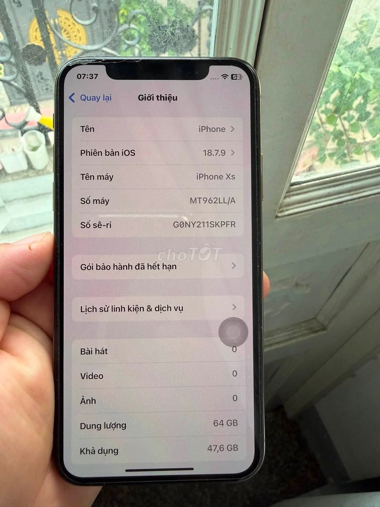 iPhone Xs 64GB Like New. Mua bán Điện thoại tại Quận Tân Phú Tp Hồ Chí Minh được đăng bởi Hội Đồ Điện Tử hình 1