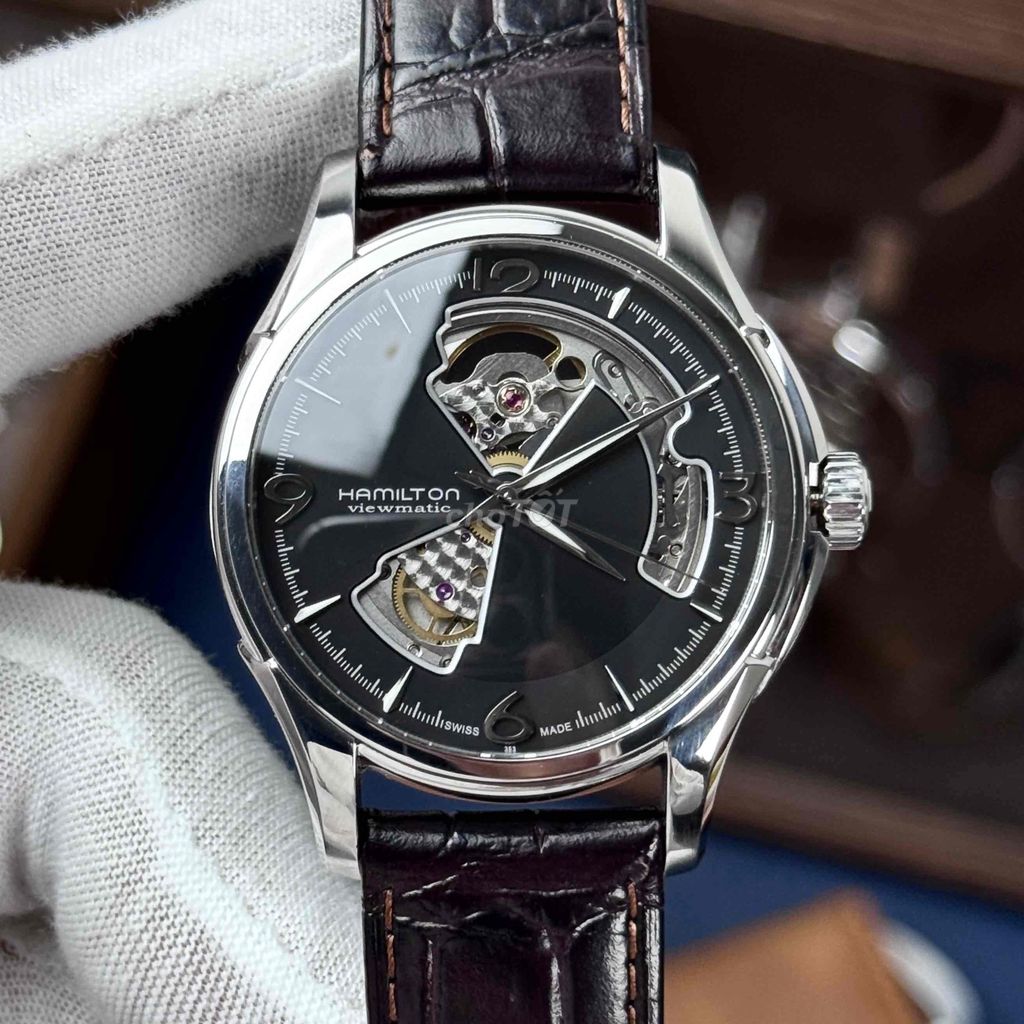Đồng hồ Hamilton Jazzmaster Open Heart Nam 40mm. Mua bán Đồng hồ tại Thành phố Hải Dương Hải Dương được đăng bởi Hảo watch Chính Hãng hình 1