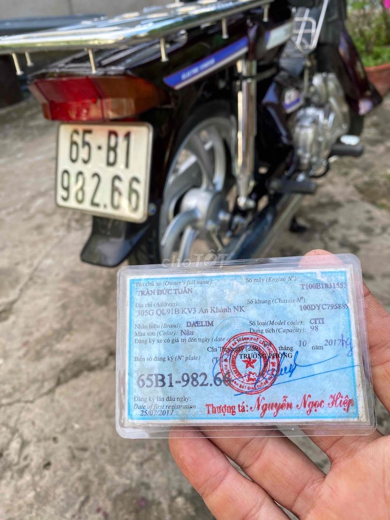 CITi Daelim ( bs 65 xe đẹp). Mua bán Xe máy tại Quận Bình Thuỷ Cần Thơ được đăng bởi Ken Bùi  hình 2