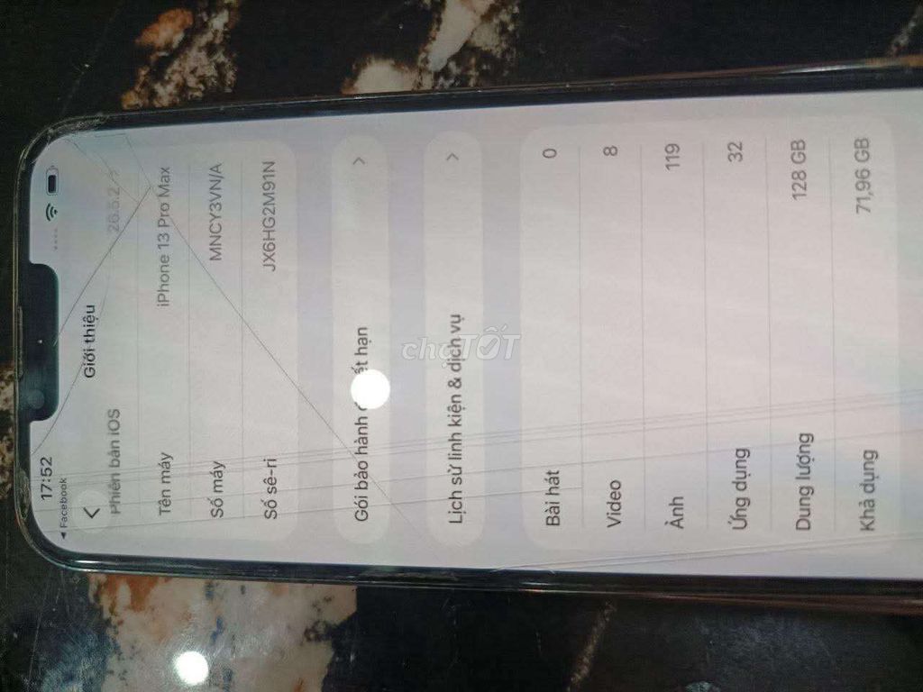 Apple iPhone 13 Pro Max 128GB Xanh 77%. Mua bán Điện thoại tại Quận Thanh Xuân Hà Nội được đăng bởi Tú Trần hình 1