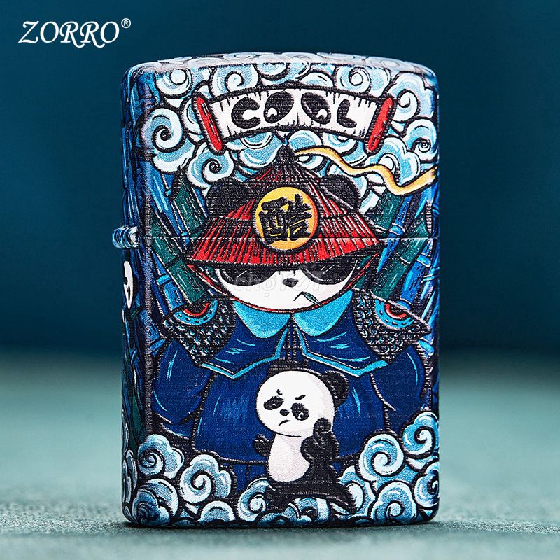 Bật lửa xăng đá ZORRO panda