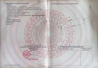 1000mv vườn đường 7 chổ giá chỉ 550 triệu sổ sẵn công chứng nhanh. Mua bán đất tại Huyện Bến Lức Long An được đăng bởi BaoBDS