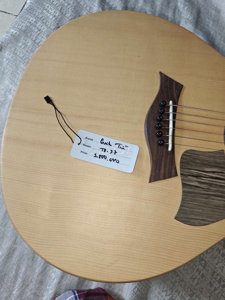 Đàn guitar acoustic Guitar Trần TD-37 Gỗ Nâu nhạt. Mua bán Nhạc cụ tại Huyện Hóc Môn Tp Hồ Chí Minh được đăng bởi Lâm Ngọc Thiện hình 1
