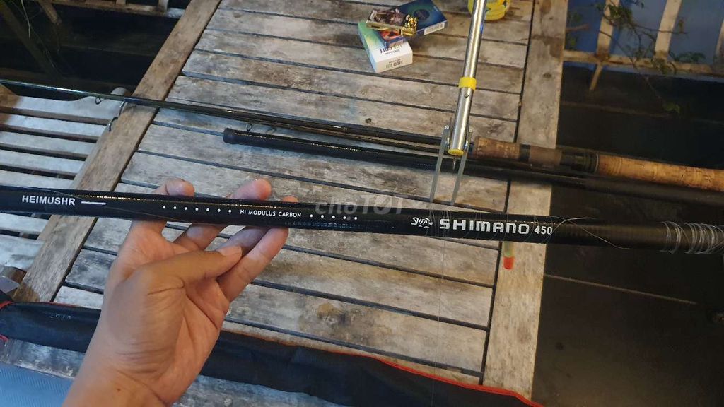 Cần câu cá Shimano 450 Carbon Đen. Mua bán Đồ thể thao, Dã ngoại tại Quận 4 Tp Hồ Chí Minh được đăng bởi Eddie hình 1