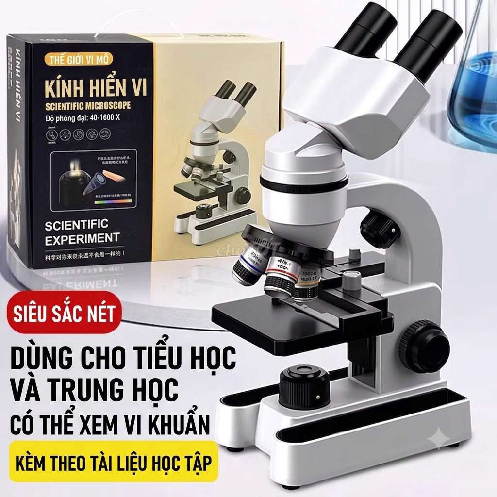 Kính hiển vi cho bé 8+ tuổi Trắng Mới. Mua bán Mẹ và bé tại Quận 3 Tp Hồ Chí Minh được đăng bởi Ngô Hữu Nam hình 1