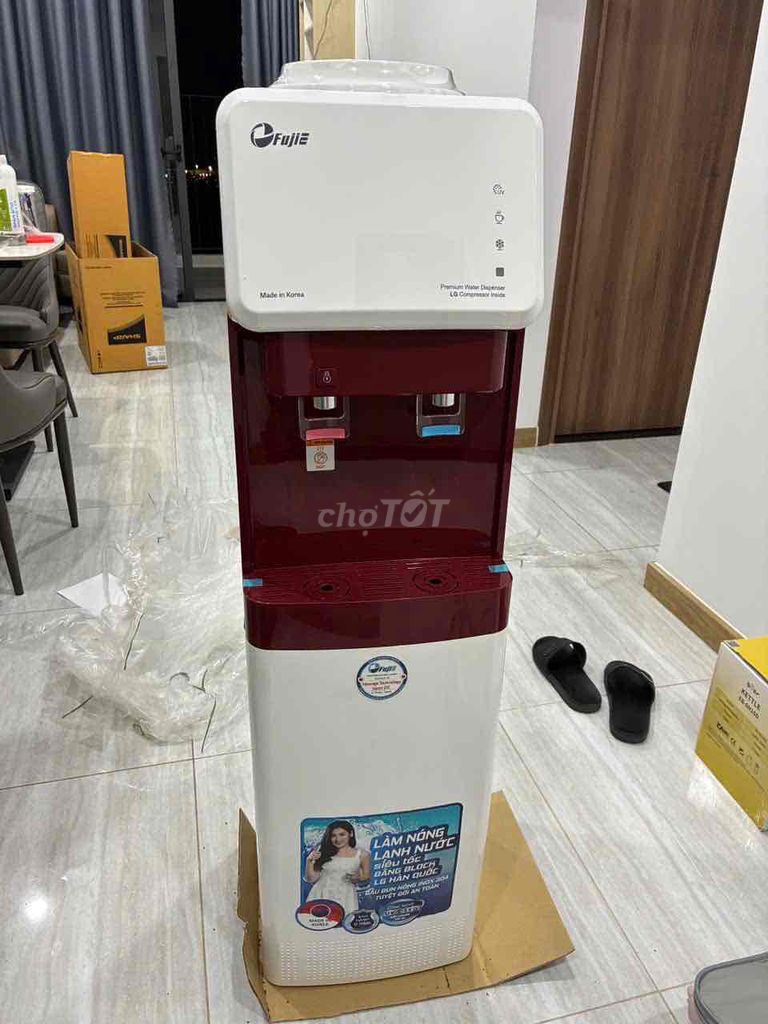 Cây nước nóng lạnh Fujie WD-1500U-KR Trắng đỏ. Mua bán Bếp, lò, đồ điện nhà bếp tại Thành phố Dĩ An Bình Dương được đăng bởi Trần Lâm hình 1