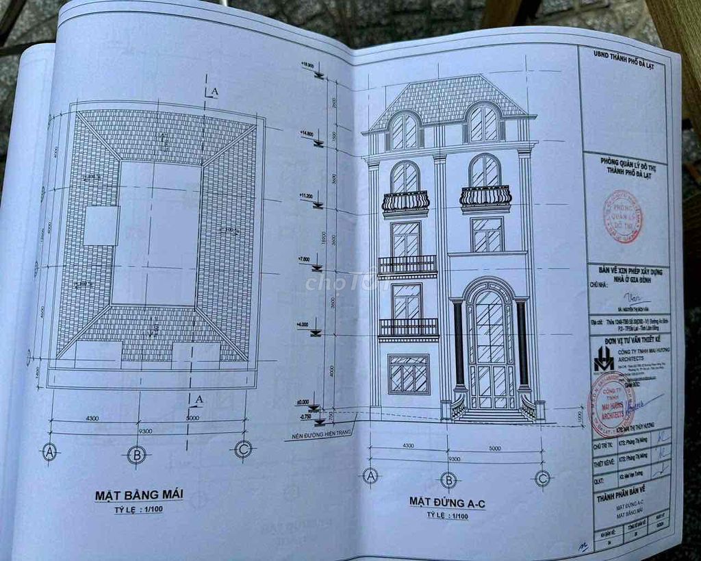 Bán đất biệt thự An Bình phường Đà Lạt tặng bản vẽ 5 tầng giá 8 tỷ 6