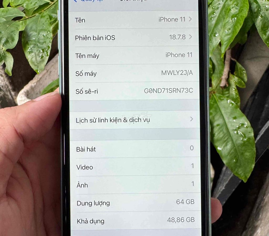 Apple iPhone 11 64GB Xanh Ngọc 73%. Mua bán Điện thoại tại Quận 3 Tp Hồ Chí Minh được đăng bởi BMW hình 1