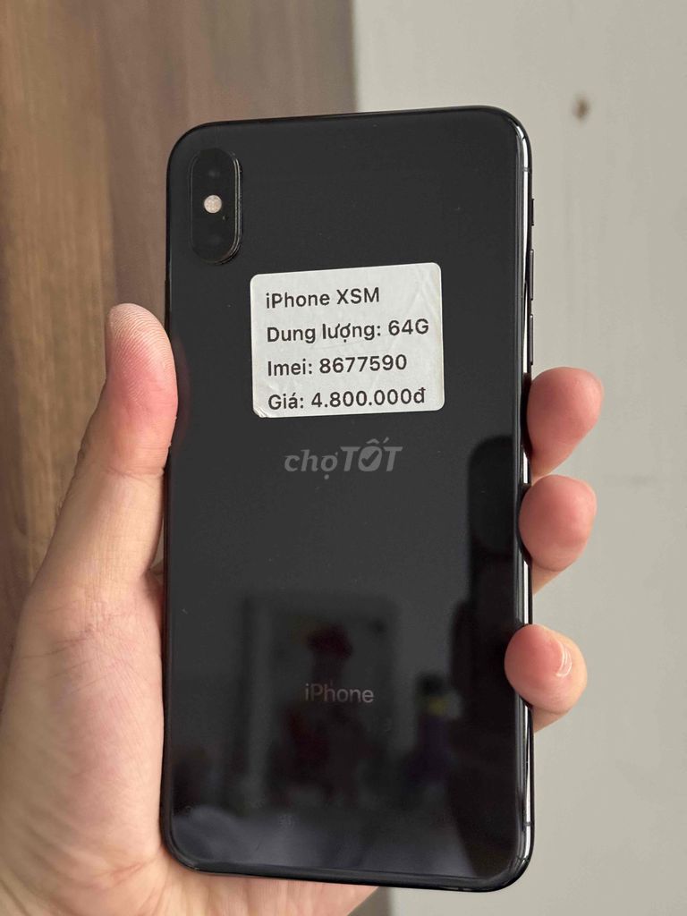iPhone XS Max 64GB Đen máy đẹp keng. Mua bán Điện thoại tại Thành phố Buôn Ma Thuột Đắk Lắk được đăng bởi Nguyễn Hoàng hình 1