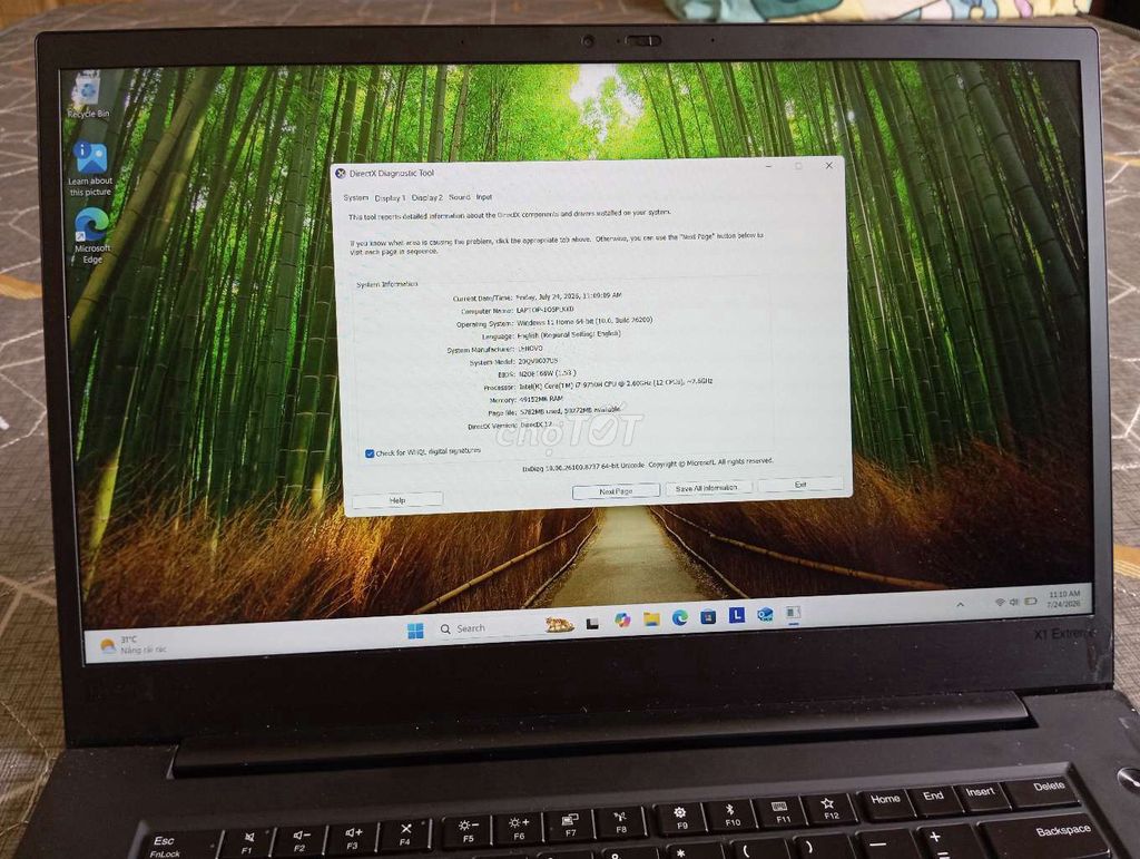Lenovo ThinkPad X1 Carbon Gen 2 i7-9750H 48GB. Mua bán Laptop tại Huyện Bình Chánh Tp Hồ Chí Minh được đăng bởi Trần Hữu Lợi hình 1