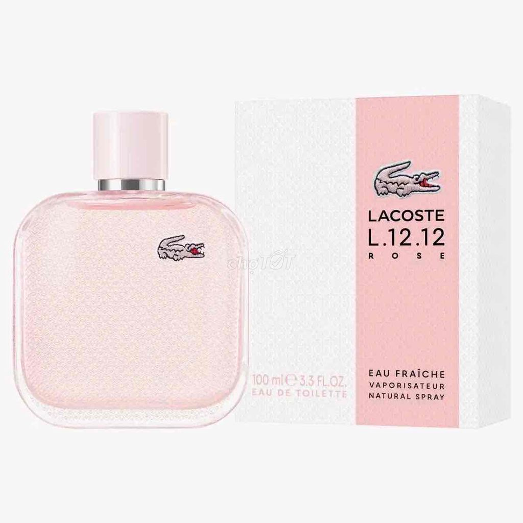 Nước hoa Lacoste L.12.12 Rose Nữ. Mua bán Nước hoa tại Quận Tân Phú Tp Hồ Chí Minh được đăng bởi Công Ty Dược Phương Việt hình 1