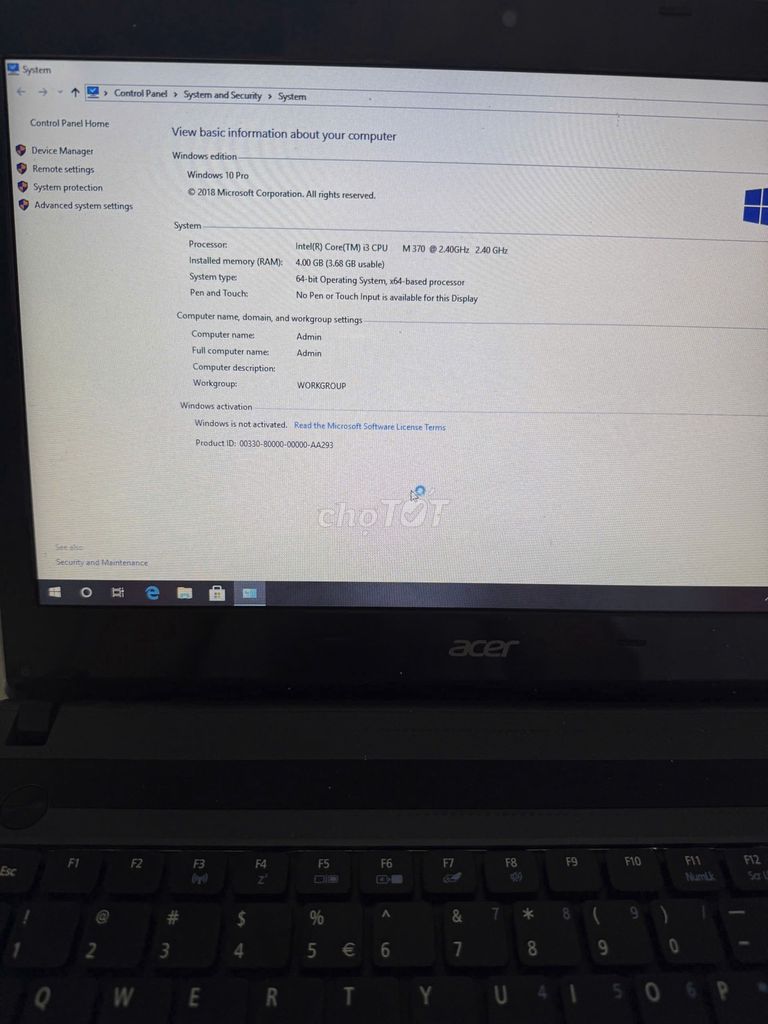 bán 2 Acer Aspire E1-531 i3 và  Aspire 4739. Mua bán Laptop tại Thành phố Qui Nhơn Bình Định được đăng bởi TT p hình 1