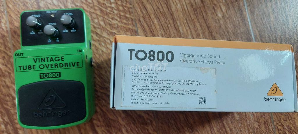 Pedal guitar điện Behringer TO800 Xanh lá. Mua bán Nhạc cụ tại Quận 7 Tp Hồ Chí Minh được đăng bởi Lê Thiện hình 1