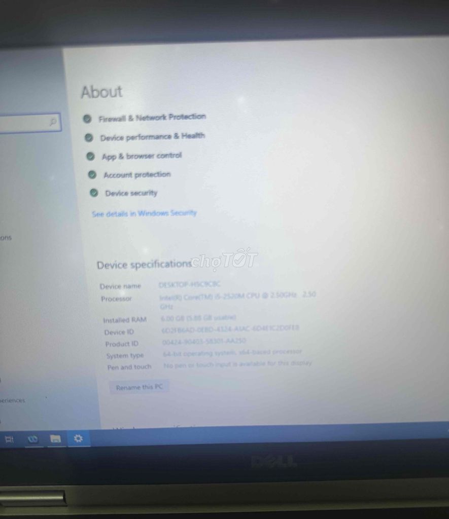 Dell Inspiron 15 i5-2520M 6GB 64-bit. Mua bán Laptop tại Huyện Thiệu Hóa Thanh Hóa được đăng bởi huy huy hình 1