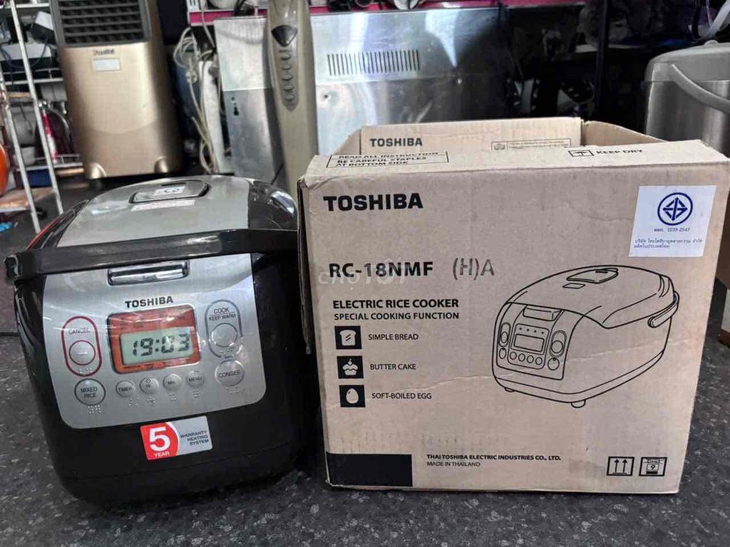 Nồi cơm điện tử Toshiba Nhật Bản Nấu NGON. Mua bán Bếp, lò, đồ điện nhà bếp tại Quận Thanh Khê Đà Nẵng được đăng bởi THANH LÝ ĐỒ CŨ hình 1