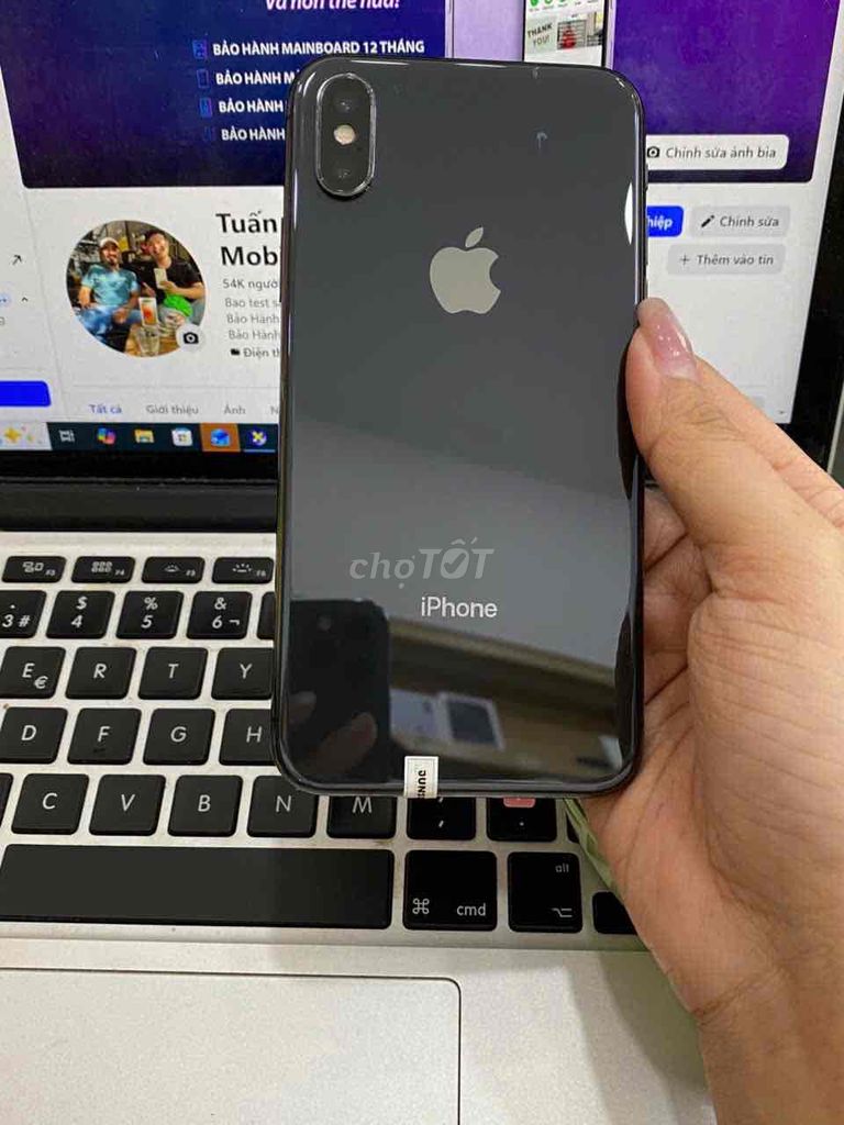 Iphone X 64G Đen LL/A - Pin 100% giá rẻ. Mua bán Điện thoại tại Quận 3 Tp Hồ Chí Minh được đăng bởi Tuấn Nguyễn hình 1