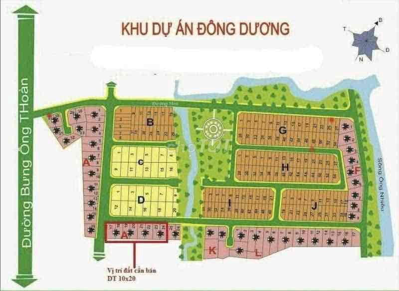 Bán đất KDC Đông Dương - Bưng Ông Thoàn - Phú Hữu