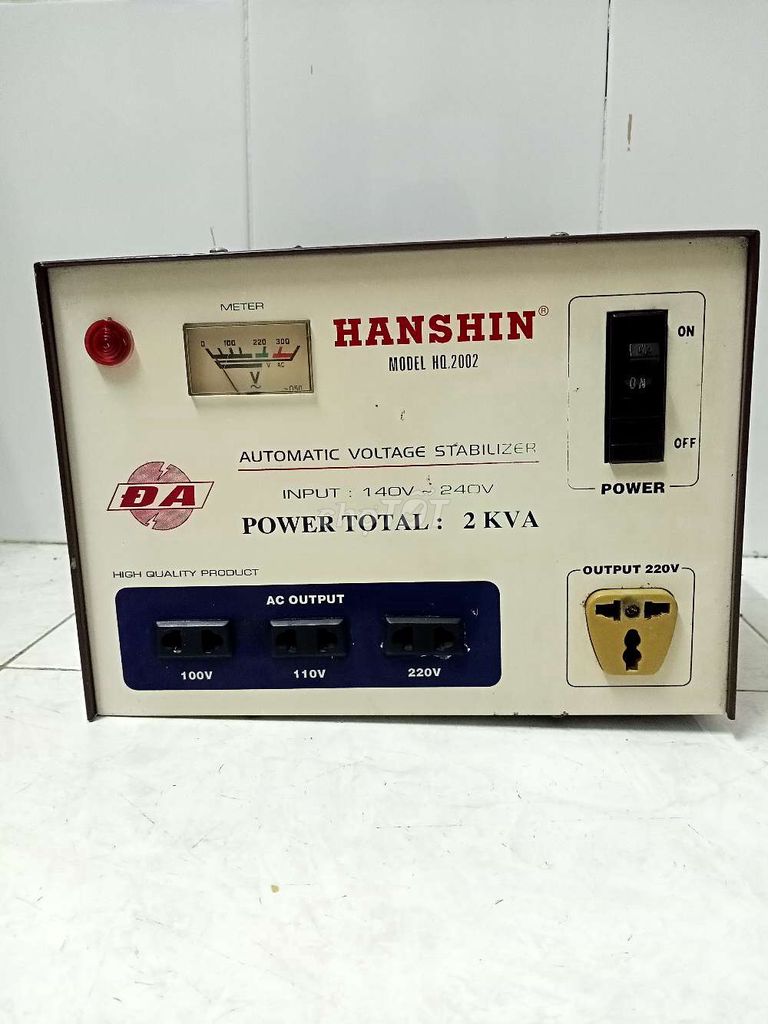 Bán ổn áp điện HANSHIN 2 kva lõi dây đồng