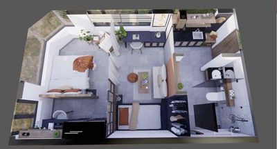 Room 45 m² · Đường Võ An Ninh