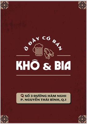 HỘ KINH DOANH Ở ĐÂY CÓ BÁN KHÔ & BIA logo