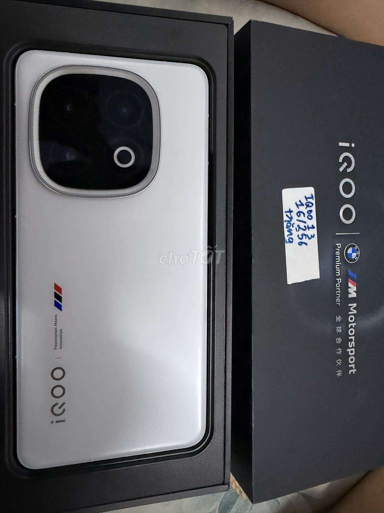 iQOO 13 16/256GB Trắng. Mua bán Điện thoại tại Thành phố Thủ Đức Tp Hồ Chí Minh được đăng bởi Hoàng Việt hình 1
