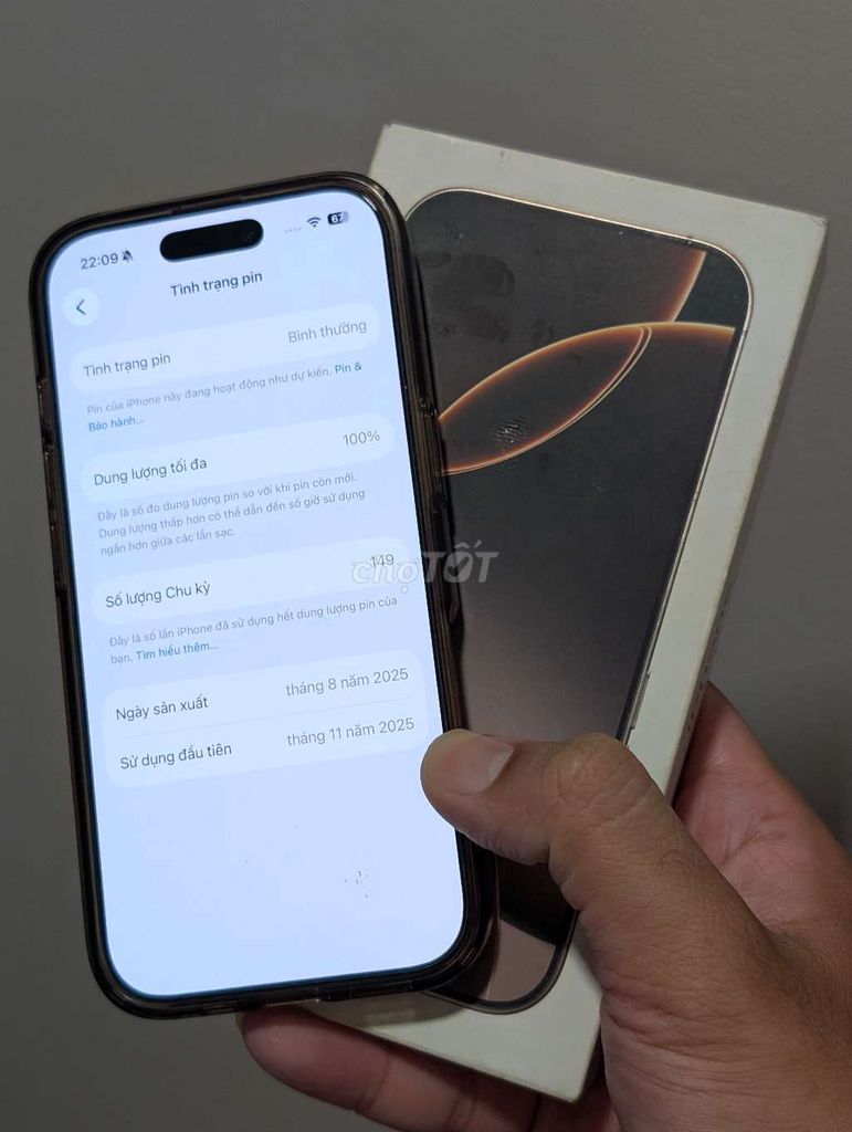 iPhone 16 Pro chính hãng, BH 11.26. Mua bán Điện thoại tại Quận 6 Tp Hồ Chí Minh được đăng bởi Minh Toàn  hình 1