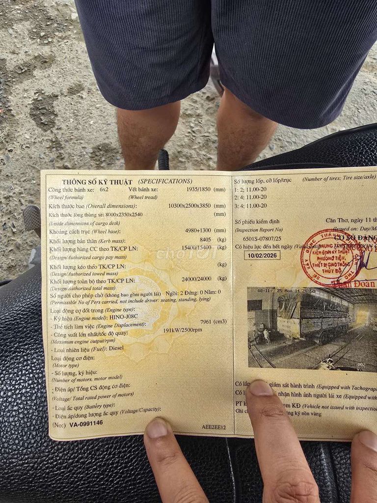 Hino 3 chân. Mua bán Xe tải, xe ben tại Quận Cái Răng Cần Thơ được đăng bởi quoc cuong hình 4